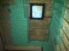 Here's a combination of batten and closed-cell spray foam